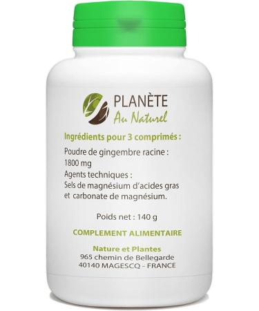 Ginger - 500 mg - 200 tablets - Buy Online on GoSupps.com