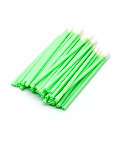 Paitok disposable lip brush 200 pieces of lip applicator disposable lipstick brush applicator lip gloss concealer brush makeup tools for lips (green)
