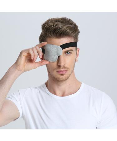 3D Eye Patch - Gray (Right Eye) | Comfortable Vision Relief for Travel & Everyday Use - Buy Online on GoSupps.com