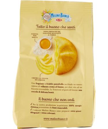  Italian Gourmet E.R. Mulino Bianco Tenerezze al Citron Lime Pack of 6 shortbread biscuits with lemon cream Intense breakfast 200 g - Buy Online on GoSupps.com