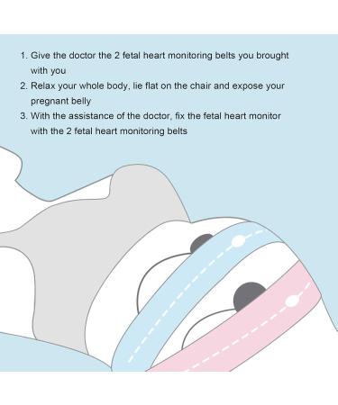 OKJHFD 2-Part Fetal Surveillance Band | Stretch Fetal Heart Monitor Belt for International Shipping - Buy Online on GoSupps.com