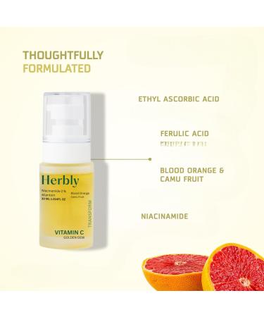 PRZX Vitamin C Face Serum | Brightening & Hydrating Formula | Helps Improve Skin Radiance | Suitable for All Skin Types | 30ml - Buy Online on GoSupps.com