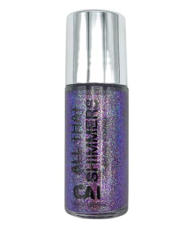 5-Piece Holographic Body Glitter Set - Rose Gold, Silver, Violet, Platinum | Face and Hair Roll-On Shimmer - Buy Online on GoSupps.com