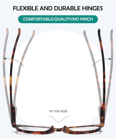 Koosufa Anti-Blue Light Reading Glasses for Men & Women - Oval Round Spring Hinge Visual Aid Available in 1.0 to 4.0 Strengths - Buy Online on GoSupps.com