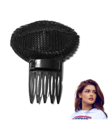 Invisible Flufffy Hair Pad Sponge Bump Volume Hair Clip Puff Clip Hair Head Root Rise Hair Clip Sponge Clip Front Hair Volume Clip Lift Bun Hair Clips Invisible False Hair Pad Black