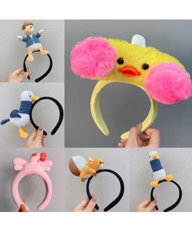 JSGHGDF 3D Animal Hairhoop Christmas Party Girl Face Washing Kids Funny Headpieces Sq - Buy Online on GoSupps.com