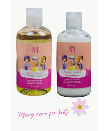 MARG CARE FOR KIDS kit de produits pour cheveux enfants. 2 en 1 (Champoing & gel) douche 250 ml apr s champoing 250 ml. - Buy Online on GoSupps.com