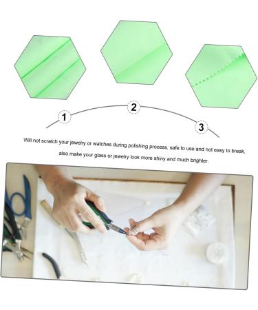 LIFKOME 2pcs Silver Microfiber Cleaning Cloth - Camera Lens & Eyeglass Cleaner Large Suede Wiping Cloth for Dirt Removal - Buy Online on GoSupps.com