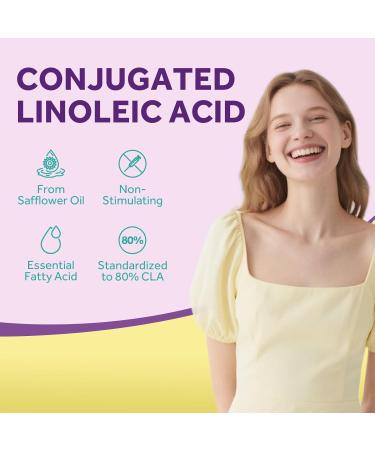 Doctor's Recipes CLA Supplements 2000mg 180 Softgels 80% Conjugated Linoleic Acid from Safflower Oil for Women & Men Non-Stimulating Support Healthy Metabolism & Lean Mass Non-GMO - Buy Online on GoSupps.com