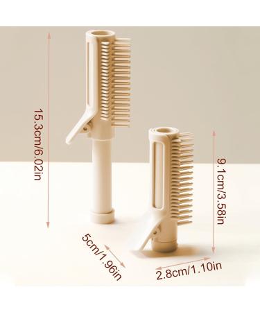 Volume Hair | Retractable Hair Volumizing Styling Tool | 2-in-1 Retractable Wavy Hair Product Grip Hair Root Volume Hair Styling Tools for Home Travel White - Buy Online on GoSupps.com