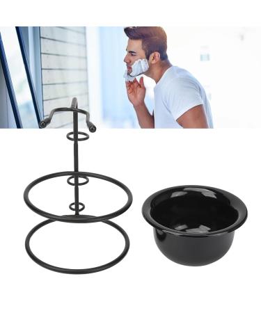 Premium 2-Part Razor Brush Set with Metal Holder & Shaving Soap Bowl - Ideal for Smooth Shaving Experience | International Shipping Available - Buy Online on GoSupps.com