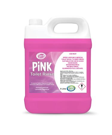 Pink Rinse 5 Litre For Motorhomes & Caravans | Eco-Friendly Odour Eliminator | Up to 50 Treatments