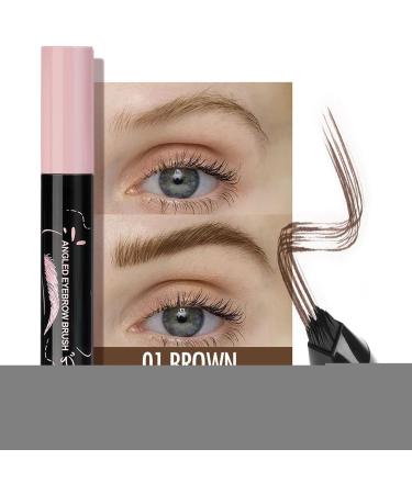 Eyebrow Pencil Smudge Resistant Long Lasting Eyebrow Pen 14ml Liquid Color Very Fine Point Suitable for Travel Parties Sports Appointments Work 01 Brown - Buy Online on GoSupps.com