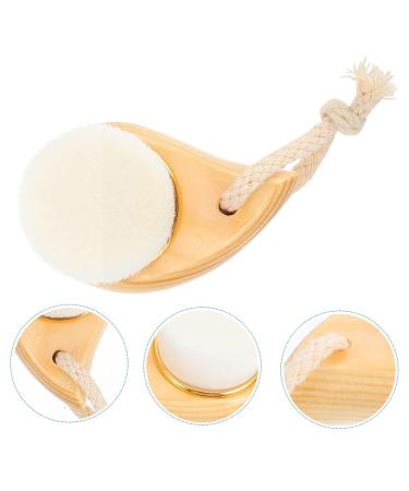 Premium Wooden Face Brush & Massager - Deep Cleansing Scrubber for Makeup Removal & Pore Care | International Shipping Available - Buy Online on GoSupps.com