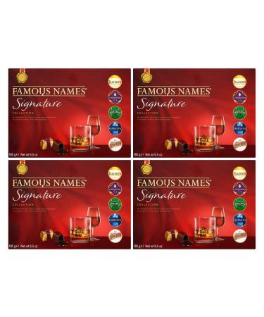 Elizabeth Shaw Famous Names Signature Chocolate Collection Variety Gift Box 185g (4 Boxes)