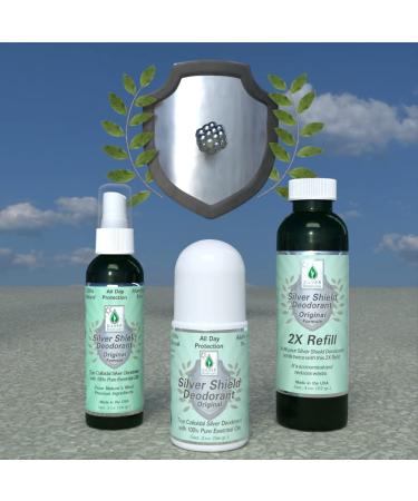 Silver Shield Deodorant - Original Formula - Roll-on 2 oz. 2 Ounce (Pack of 1) - Buy Online on GoSupps.com