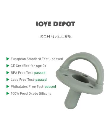 Buy BPA-Free Baby Soft Silicone Pacifier 2-Pack for 0-12 Months | Sage & Ether - International Shipping Available - Buy Online on GoSupps.com