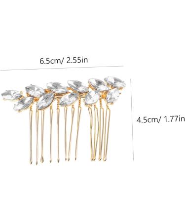 Angoily accessories hair comb bride hair clip Horse eye Fashion women's comb hairpin Crystal hair Diamond headgear girl hair side comb hair combs for women decorative - Buy Online on GoSupps.com