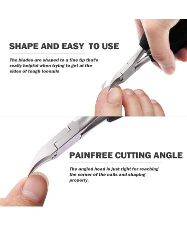 Nail Clipper for Thick Nails Toe Nail Cuticle Scissors Pliers Nail Clippers Trimmer Cutters Paronychia Nippers Manicure Remover Chiropody Podiatry Feet Care (Color : 1pcs red) - Buy Online on GoSupps.com