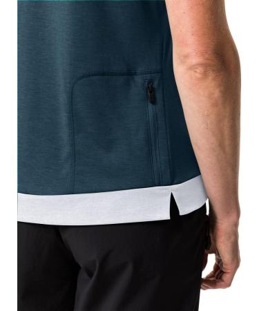 VAUDE Women's Altissimo Q-Zip Shirt - Dark Sea | Stylish & Comfortable T-Shirt for Outdoor Activities - Buy Online on GoSupps.com