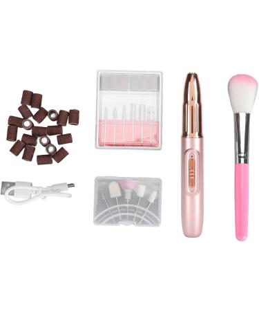 Electric Nail File Kit 15000 RPM Compact Electric Nail Drill Set for Salon (Genericqt4p5m03xd-12) Rose Gold - Buy Online on GoSupps.com