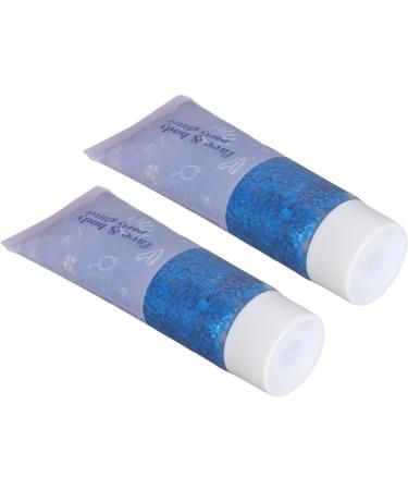 Buy Face Body Glitter Gel - Safe Self Adhesive Sequin Makeup 2pcs Portable for Lip & Hair - Concert Ready (Peacock Blue - Buy Online on GoSupps.com