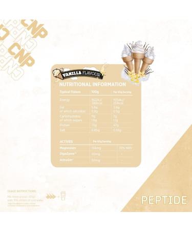 CNP Professional Peptide High Protein 48g Premium Timed Release Protein Blend Micellar Casein Digestive Enzymes 2.2Kg 6 Flavours Available (Vanilla) New Vanilla - Buy Online on GoSupps.com