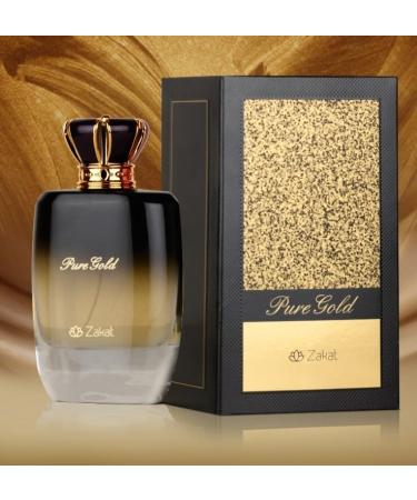 PURE GOLD 100ml.e 80vol 3.4fl.oz EUA De Parfum Vaporisateur Natural Spray (ZAKAT - ZOGHBI) - Buy Online on GoSupps.com