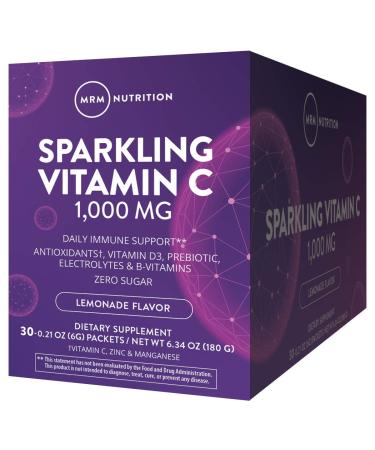 MRM Sparkling Vitamin C Lemonade 1000 mg 30 Packets 0.21 oz (6 g)