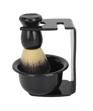 Premium Razor Brush Set for Men | Perfect Father's Day Gift | Beard Foam Brush & Bowl Stand | Easy-Clean ABS Nylon Hair Care Set - Buy Online on GoSupps.com