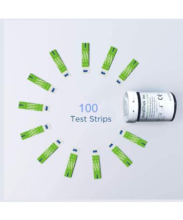 VivaChek Ino Diabete Test Strips x 100 + Lancets x 100 - No Coding Blood Glucose Test - UK Diabetics - VivaChek Ino - 100 strips - Buy Online on GoSupps.com