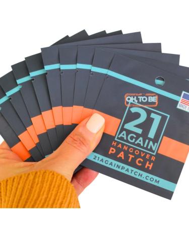 21 AGAIN Recovery Patch - Waterproof - 100% Made in The USA - 10 Pack