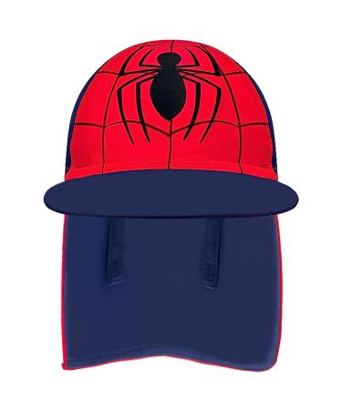 Gifts treat children Legionaire Hut Upf 50+ sun protection swimming cap flap has in the dinosaur pattern for children young sun hat with neck protection 6-8 years of spider