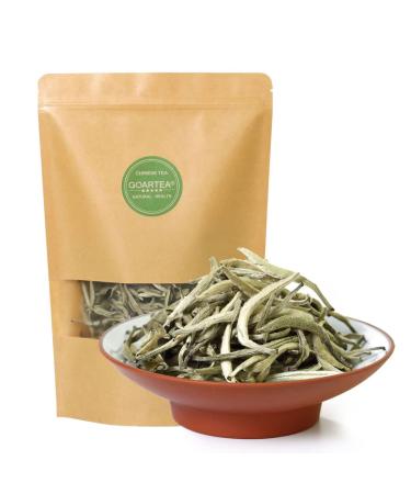 GOARTEA 1000g (35.2 Oz) Premium Silver Needle Th Blanc Chinese Silver Needle White Tea Bai Hao Yin Zhen Baihaoyinzhen Th Blanc Loose Tea
