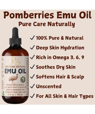 Pomberries Emu Oil - 4 Fl Oz. - Buy Online on GoSupps.com