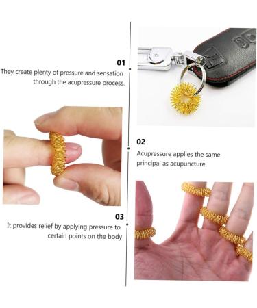 Solustre 20-Pack Finger Massage Rings for Kids - Acupressure Sensory Toys Pedicure Slippers & Self-Made Mini Massagers - Buy Online on GoSupps.com