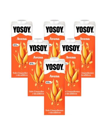 YOSOY Lot de 6 boissons à l'avoine sans gluten 1 l