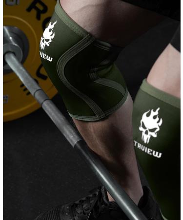 TAVIEW Knee Compression Sleeve 7MM Neoprene Support for Squats Weightlifting & Powerlifting | International Shipping Available - Buy Online on GoSupps.com
