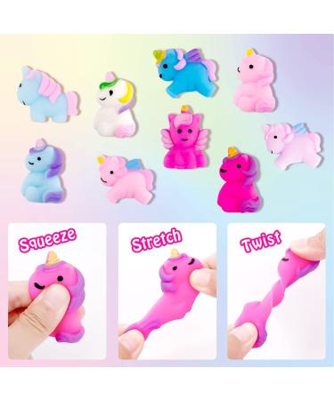 Unicorn Bath Bombs for Kids - 9 Large Organic Bath Bombs with Surprise Squishy Toys Inside - Perfect Gift for Girls - Buy Online on GoSupps.com