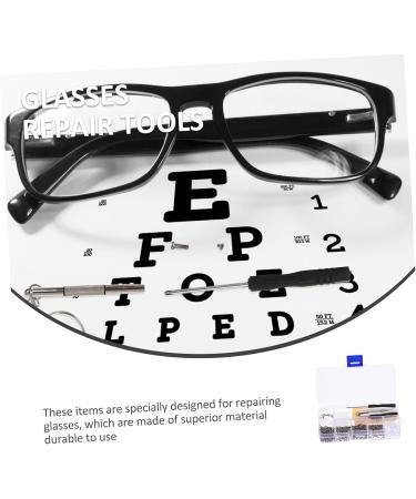 Lurrose Glasses Repair Tool Set - Professional Tweezers & Screwdriver for DIY Glasses - 2-Piece Accessory Set - Buy Online on GoSupps.com