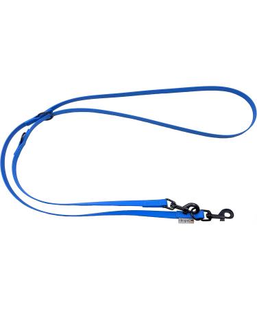 Biothane Dog Leash - Adjustable Black Hook for Small & Large Dogs - 2m 2.40m 2.80m 3.50m 5m - Light Blue 2m x 16mm - Buy Online on GoSupps.com
