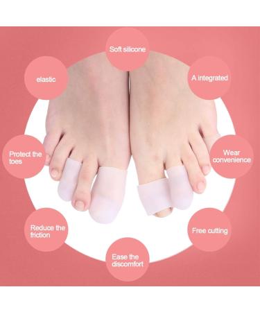 Fodlon Silicone Toe Caps - 20 Pack | Gel Protection for Blisters Hammer Toes Ingrown Toenails - Buy Online on GoSupps.com