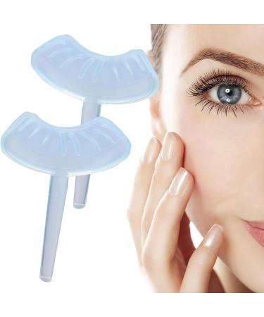 Lower Eyelash Stamp 2PCS Silicone Lash Stamp and Eyelash Applicator Tool Reusable Portable Lower Lash Extensions Natural Eye Makeup Applicators for Left and Right Eyes - Buy Online on GoSupps.com