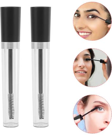 Beavorty 8 Sets Empty Mascara Tube with Funnels Clear Eyelash Mascara Empty Mascara Tubes Black Plastic 1 g (Pack of 1) Blackx4pcs - Buy Online on GoSupps.com
