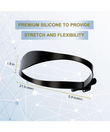 Hair Cutting Stencils & Templates - Silicone Neckline Shaving Kits for DIY Home Haircuts | 2-Piece Elastic Set - Buy Online on GoSupps.com