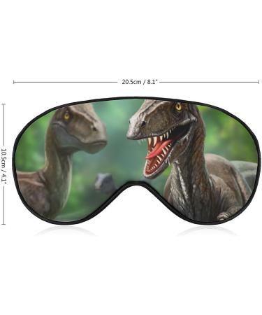 3D Dinosaur Sleep Mask - Light Blocking Eye Mask for Sleeping | Adjustable Forest Magic Sleep Shade for Men & Women - Buy Online on GoSupps.com