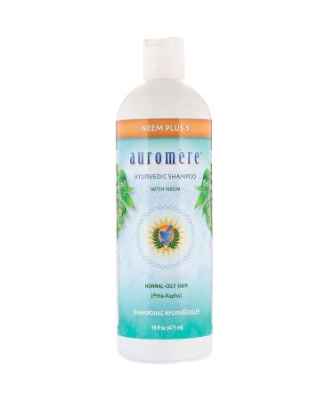 Auromere Ayurvedic Shampoo with Neem Neem Plus 5 16 fl oz (473 ml)