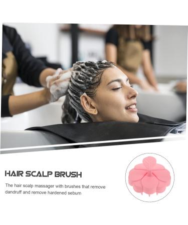 Magiclulu 3ST Silicone Massage Bath Brush - Portable Scalp Massager & Hand Washer for Kids | Pink Travel Accessories - Buy Online on GoSupps.com