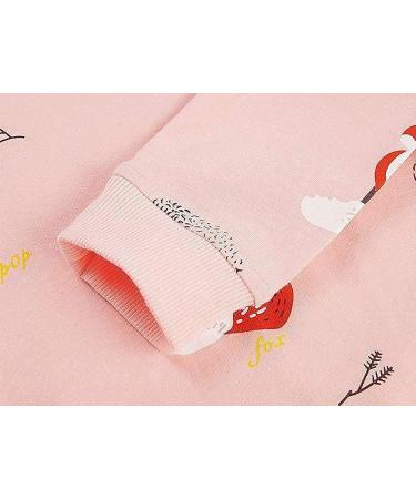 Girls Cotton Sweatshirt | Long Sleeve Pullover for Toddler Girls | Pink | Ages 1-12 Years - Buy Online on GoSupps.com