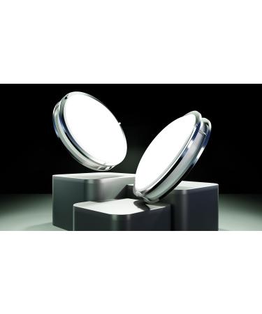 Flush Mount Ceiling Light | Double Ring LED Fixture | 22W 1800lm Warm White 2700K | Brushed Nickel | Ideal for Kitchen & Bedroom | International Shipping Available - Buy Online on GoSupps.com